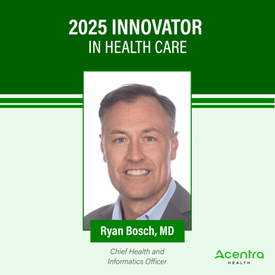 Acentra Health’s Dr. Ryan Bosch Named a 2025 Innovator in Health Care by Washington Business Journal